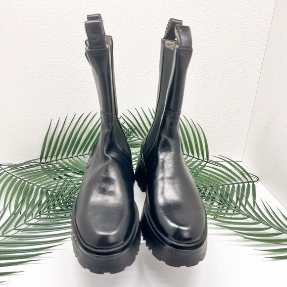 All Saints Black Ankle Boots - Picture 3 of 10